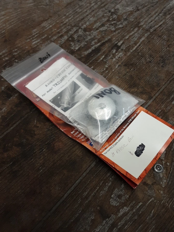 Комплект системы круиз-контроля Kyoko Triumph Bonneville/America/T100/Speedmaster - Изображение 2 из 4