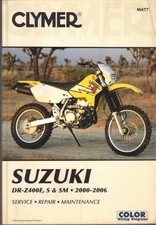 SUZUKI DRZ400 E,DRZ400 S,DRZ400 SM CLYMER WORKSHOP MANUAL 2000-2006