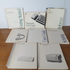 VTG 1993 Macintosh Set of 7 Reference User's Guide Getting Started Hyper..more