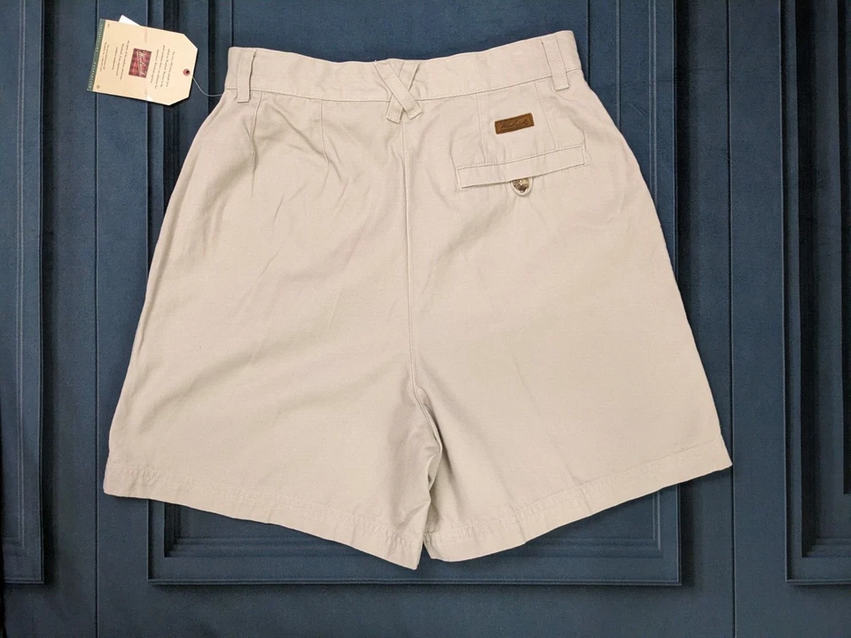 Pantalones Cortos de Carga Chinos Años 90 De Colección Caqui Para Mujer 6 Woolrich Aire Libre Gorpcore Mamá Cortos Foto 2 de 4