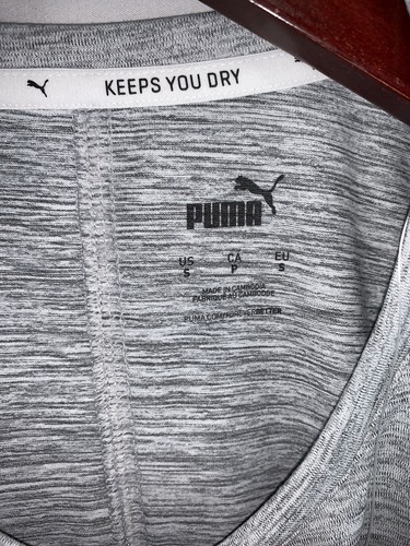 Puma Women’s SPORTS Tank Top SIZE S Gray Shirt $25 New - Picture 5 of 6