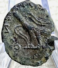 Ancient Roman Eagle Coin 270 AD Emperor Claudius II Gothicus 1750 Years Old