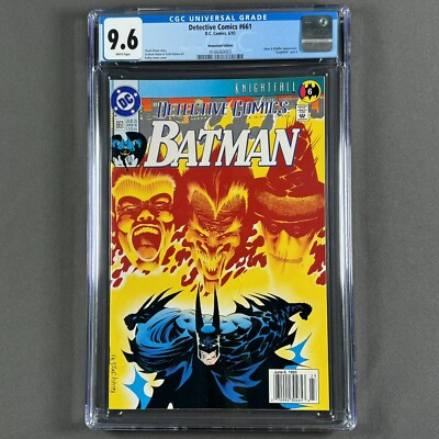 DETECTIVE COMICS #661 Newsstand CGC 9.6 (1993 DC Comics) 0 Census? Joker Riddler