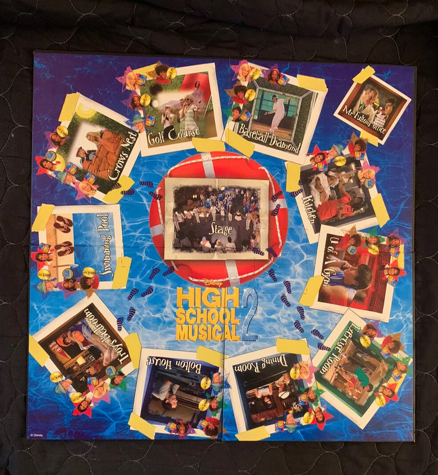 High School Musical 2 CD Juego de Mesa 95% Completo 2007 Troy Gabriella Sharpay Foto 3 de 4