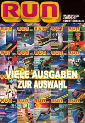 COMMODORE 64/128 -- RUN (UNABHÄNGIGES COMMODORE MAGAZIN) # AUSWAHL # 