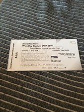 DERBY COUNTY USED ROADRIDER COACH TICKET STUB CHAMPIONSHIP PLAY OFF FINAL 2019