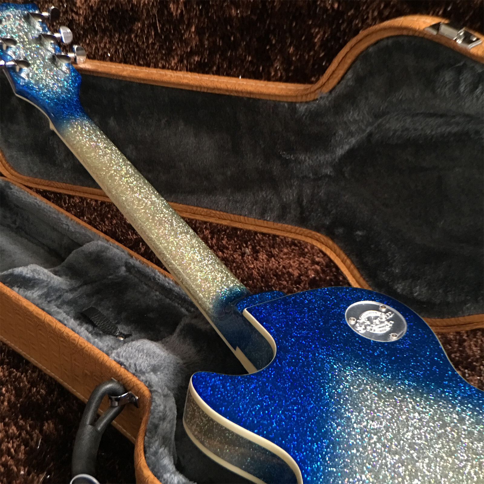 Ace Frehley Les Paul Electric Guitar Chrome Parts Ace Frehley Signature