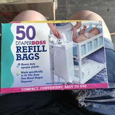 Diaper Boss-Refill Bags- 50 Count-by Infantino-New-Heavy duty