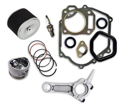 #ad Honda GX390 13 hp ENGINE OVERHAUL KIT PISTON RINGS CLIPS AIR FILTER GASKET SET $52.95