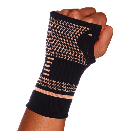 Copper Wrist Brace Support Compression Hand Arthritis Sports Carpal Tunnel Wrap - Picture 11 of 15