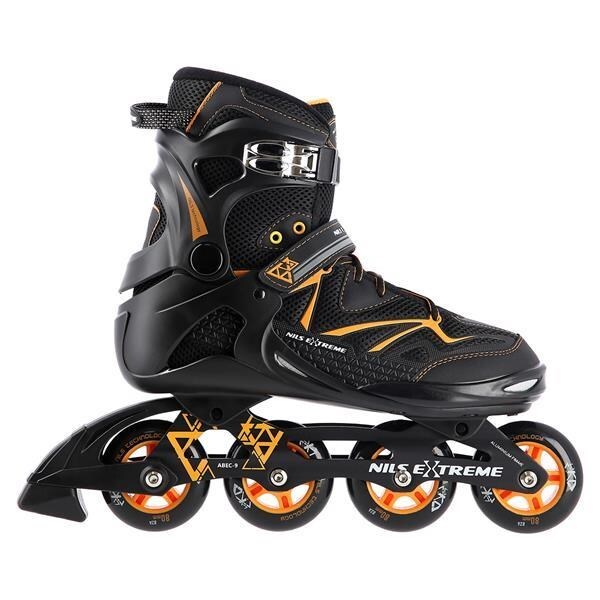 5907695545999 РОЛИКОВЫЕ КОНЬКИ NILS EXTREME NA9022 SCHWARZ-ORANGE GRSSE 40 NILS e 15990₽