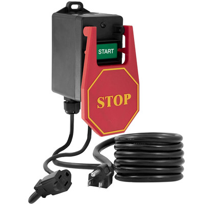 Fulton 110V Single Phase On/Off Switch with Large Stop Sign Paddle for Easy Visi