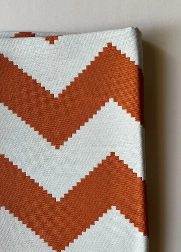 Kravet Jonathan Adler Maresca Tangerine  Fabric Remnant   24"x24"