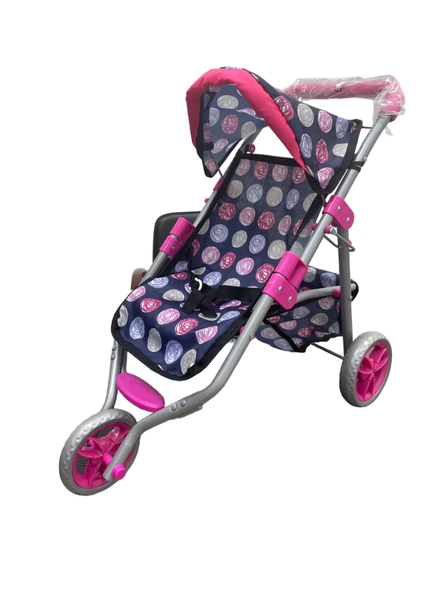 Doll Baby Jogger Stroller Children Age 3+ Collapsible Fissionable Pram Present