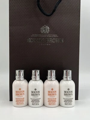 Molton Brown 4x 50ml Noriahing Body Lotion Set Gift Bags Included