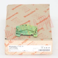 100PCS/BOX NEW WEIDMULLER ZPE 2.5-2/4AN 1706100000 grounding terminal#QW