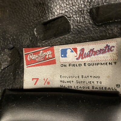 Casque De Frappe Baseball Rawlings S100P – Bleu Foncé – Taille 7-1/8 – NOCSAE