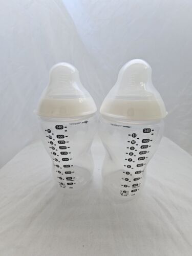 Tommee Tippee Anti-Colic 6M+ Baby 11 Oz Thicker Feed Baby Bottle For Cereal