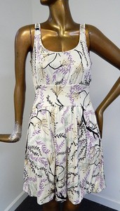 M-Missoni-sz-4-100-Silk-Floral-Sleeveless-Dress-Italy