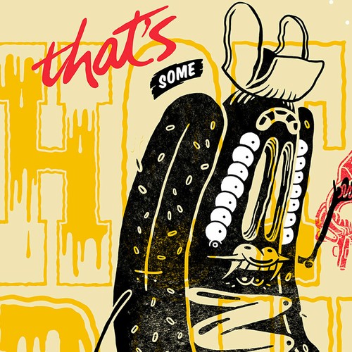 Sheryo & the Yok "That's Some Hotdawg!" S&N Ltd. Ed. Screenprint -Low #1/75 - Picture 8 of 10
