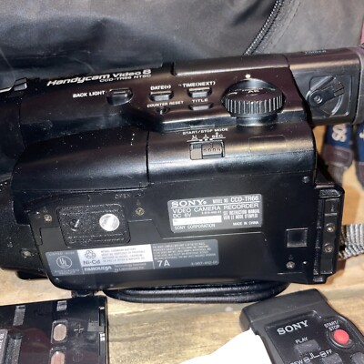 Sony Handycam Video 8 CCD-TR66 - TURNS ON - PARTS OR REPAIR | eBay