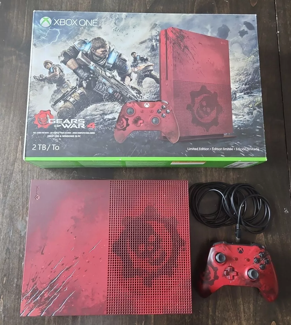 Xbox One S 2tb Console Gears Of War 4 Limited Edition