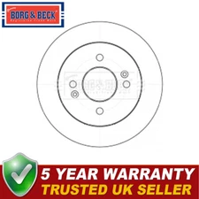 Borg & Beck Rear 1x Brake Disc Fits Kia Picanto Hyundai i10 1.0 1.1 CRDi 1.2
