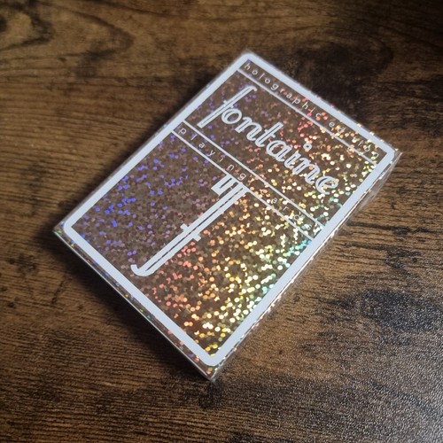 Rainbow Holographic Fontaine Playing Cards Sealed Limited Edition Cardistry Deck - Picture 2 of 6
