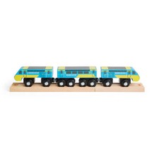 BigJigs - Intercity 125 Train - Wooden Railway Magnetic Toy Train BJT502 