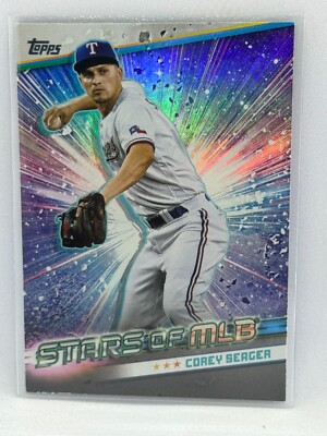 Corey Seager Stars of the MLB 2024 Topps Series 1 Baseball # SMLB-28