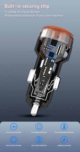 Rapide Voiture Chargeur 48W Adaptateur Allume-Cigare Pour Samsung S24 Fe S23 A15 - Photo 2 sur 16