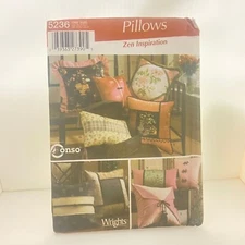 #5236 Simplicity Home Decor Pillow Cases Sewing Pattern