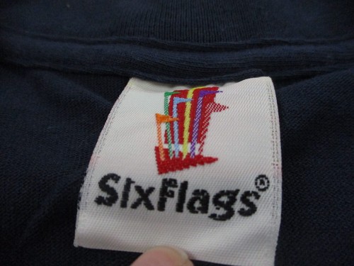 Vintage Six Flags Shirt Adult S Looney Tunes Bugs Bunny Y2K Amusement Park Mens - Picture 6 of 10