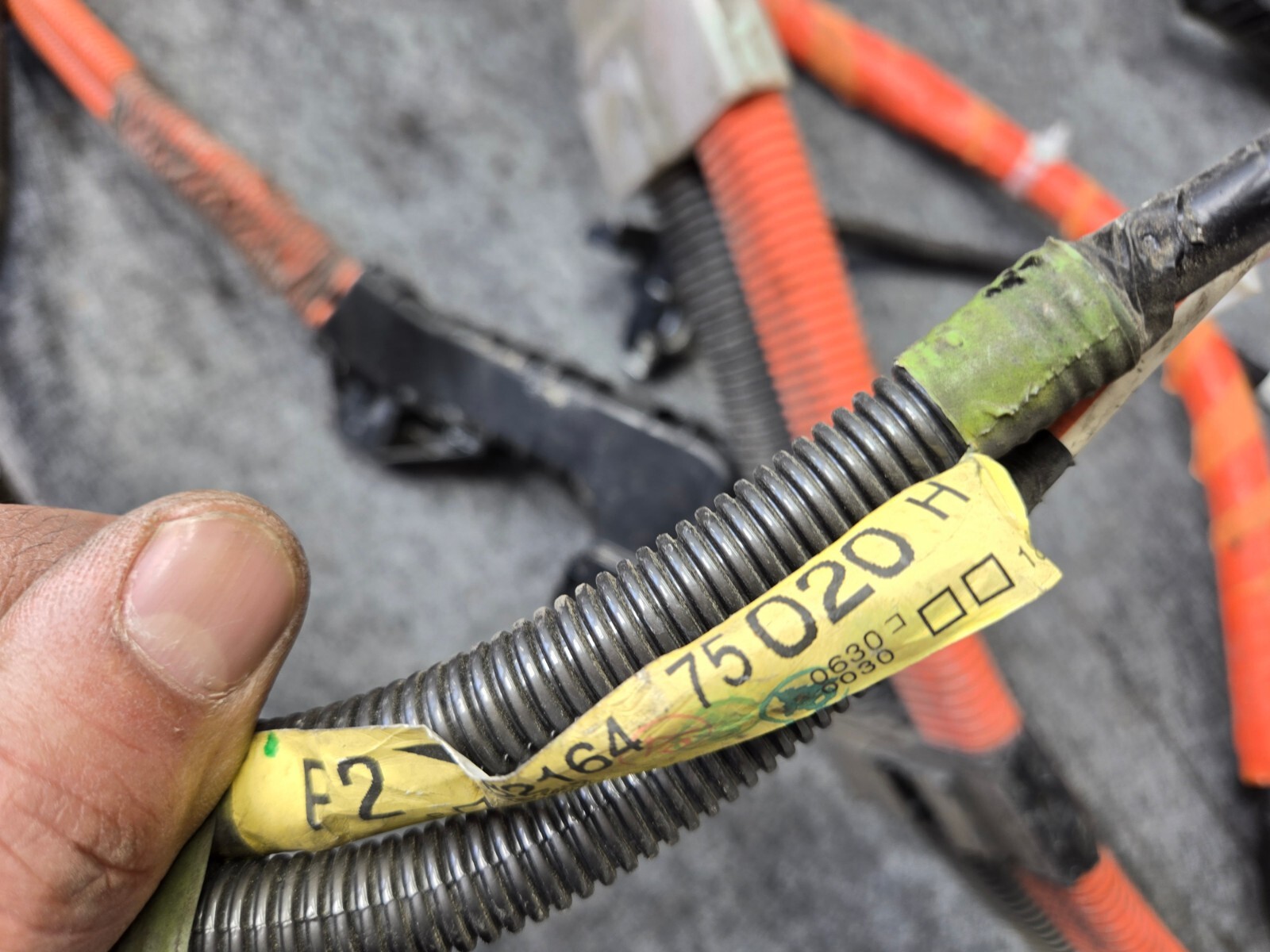 POSITIVE BATTERY CABLE CONNECTOR WIRE HARNESS ASSEMBLY LEXUS 10-12 HS250h OEM