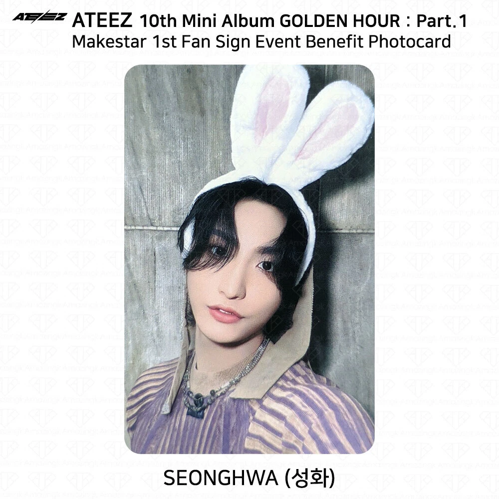 Seonghwa - GOLDEN HOUR : Part.1 Fansign photocard photocard
