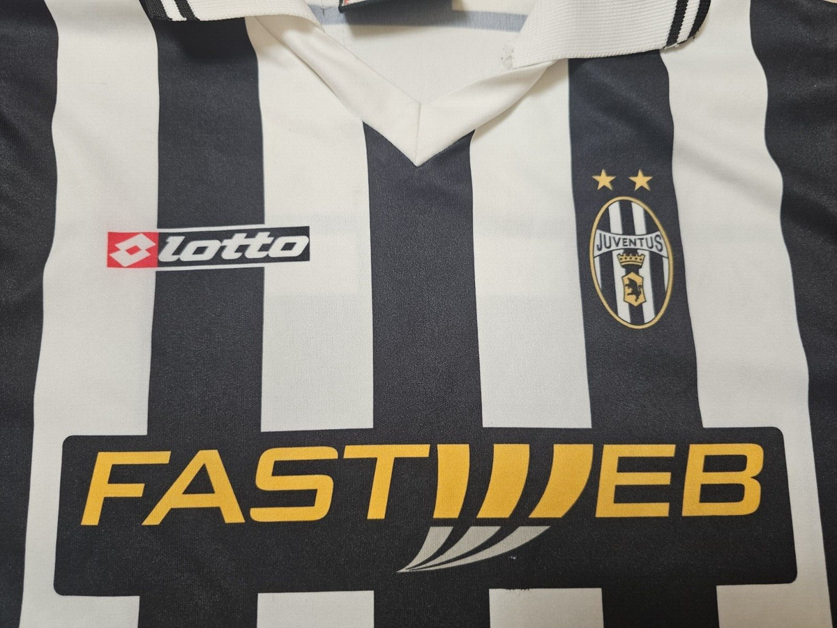 【lotto】\"Juventus game shirt\" 2001 Juventus 2000/2001 Lotto Retro Vintage Rare Training
