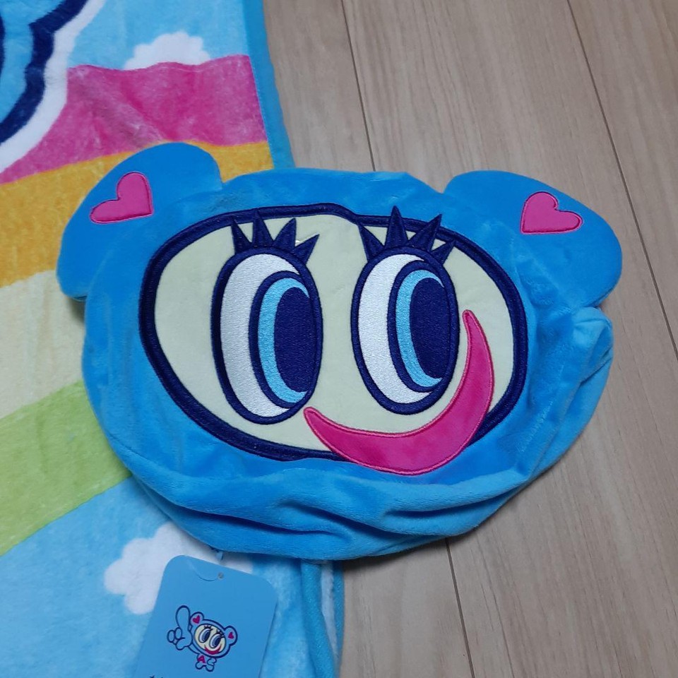 Angel Blue Blanket With NakamuraKun Face Pouch eBay