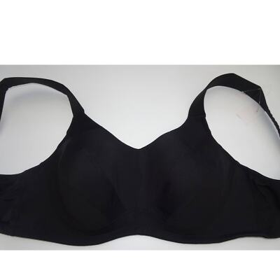 ZeroBound Women's Wirefree Minimizer Bra - Full Coverage, Cushioned Straps, Non-Padded, Purple 38C