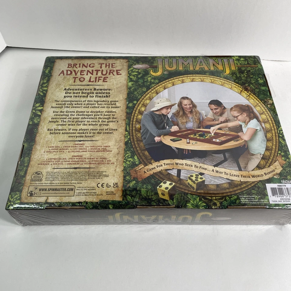 Jumanji Deluxe Wooden Box Edition Board Game | Spin Master 2024 | Seal Rip - Image 4 of 4