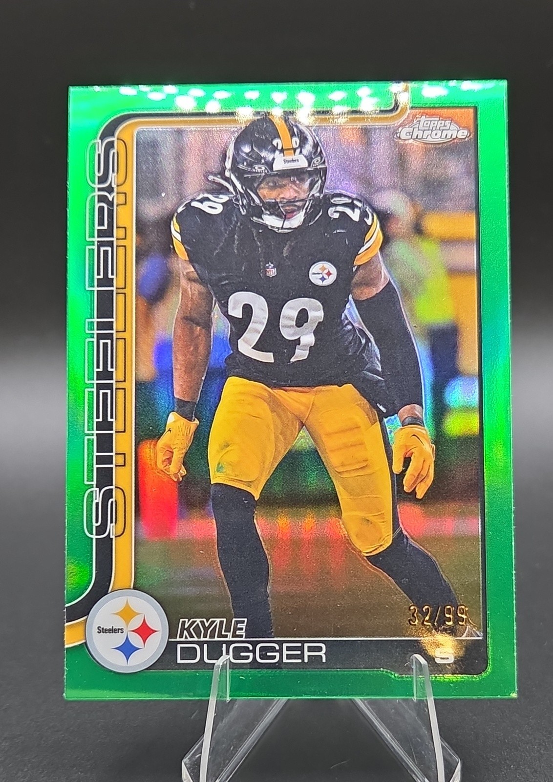 2025 Topps Chrome - Kyle Dugger #211 Green Refractor /99