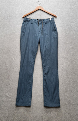 O'Neill Men Pants 30 Blue Chino Hybrid Modern Fit Button 31'' Inseam