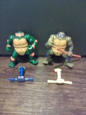 Playmates Teenage Mutant Ninja Turtles Head Droppin Mike And Don Action Figure