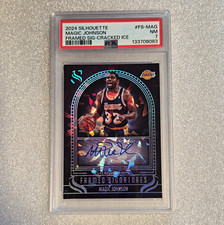 Panini Silhouette 2024 Magic Johnson Framed Signatures Auto Fs-mag Psa 7 810