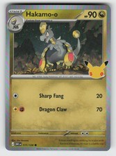 Hakamo-o ME: 30th Celebration 30C 111/128 NM Holofoil Pokemon Card