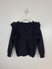 GIRLS ROMANY SPANISH RUFFLE SCHOOL CARDIGAN AGE 3-14 ANY COLOUR