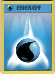 Water Energy - 102/102 - Base Set Shadowless - Pokemon TCG