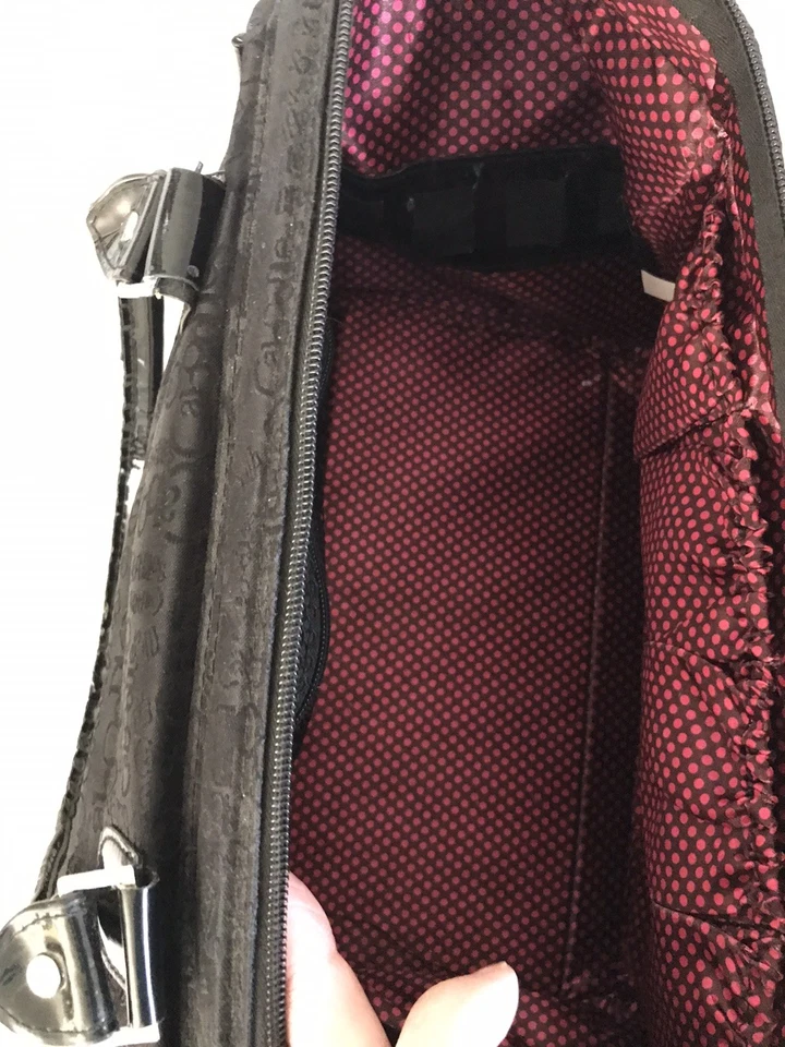 CABOODLES  Black Makeup Cosmetics Travel Case Tote Handbag Organizer - Image 4 of 4