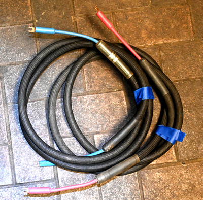 2 ea. Star Sound Tech Sonoran Plateau 202162201PL Audiophile Speaker cables 8'
