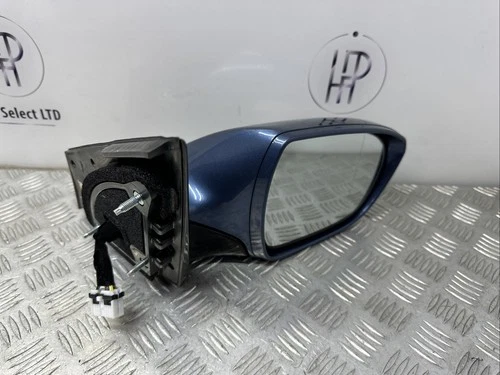 2016 OEM HYUNDAI I40 FRONT RIGHT SIDE WING MIRROR POWER FOLD IN YU6 BLUE