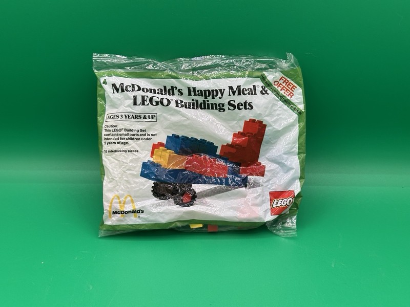 1984 McDonald's Happy Meal LEGO Building Set 4 Airplane Sealed New